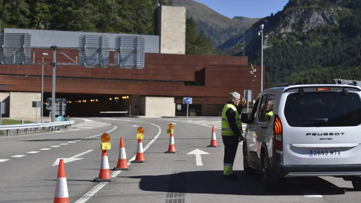 El túnel internacional de Somport cerrará esta semana por las noches