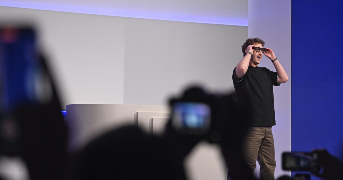 Meta presenta gafas con IA, pantalla y pulsera neural durante su evento Connect