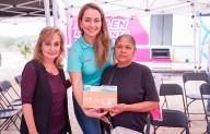 Entrega Luly López útiles escolares en ejido; agradece generosidad de las y los saltillenses