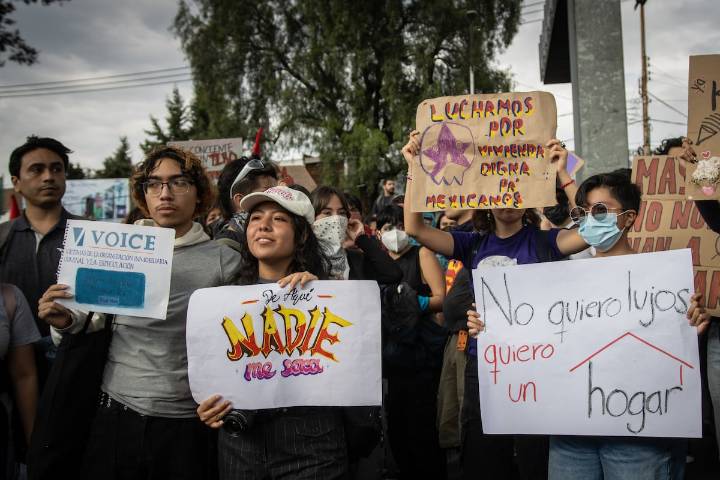 La crisis de la vivienda detrás de las protestas contra la gentrificación en México