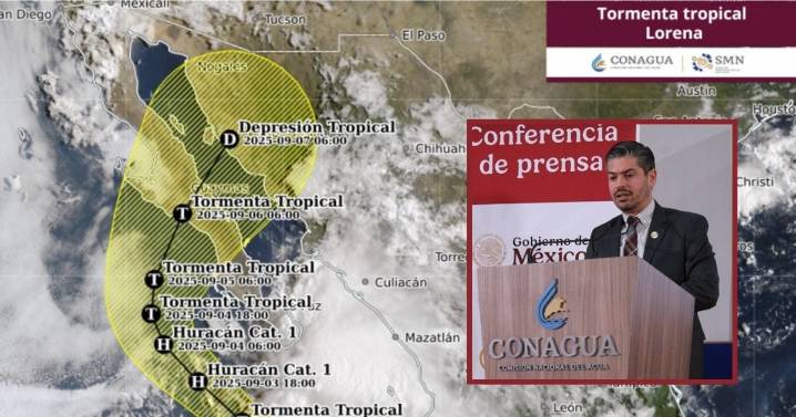 Lorena evolucionará a huracán, tocará tierra el viernes y causará lluvias torrenciales