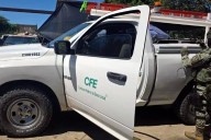 Hallan camioneta clonada de CFE con droga en Sinaloa