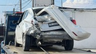Conductora acelerada termina chocada en el puente Valle Verde
