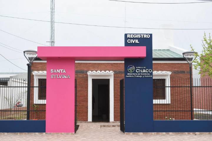 CHACO: Se Inauguró Hoy El Renovado Registro Civil, De Santa Sylvina