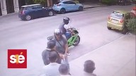 Cámaras captan asalto a transeúntes en la colonia Del Valle