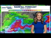 FORECAST: Scattered rain, gusty winds Thursday night through Friday morning