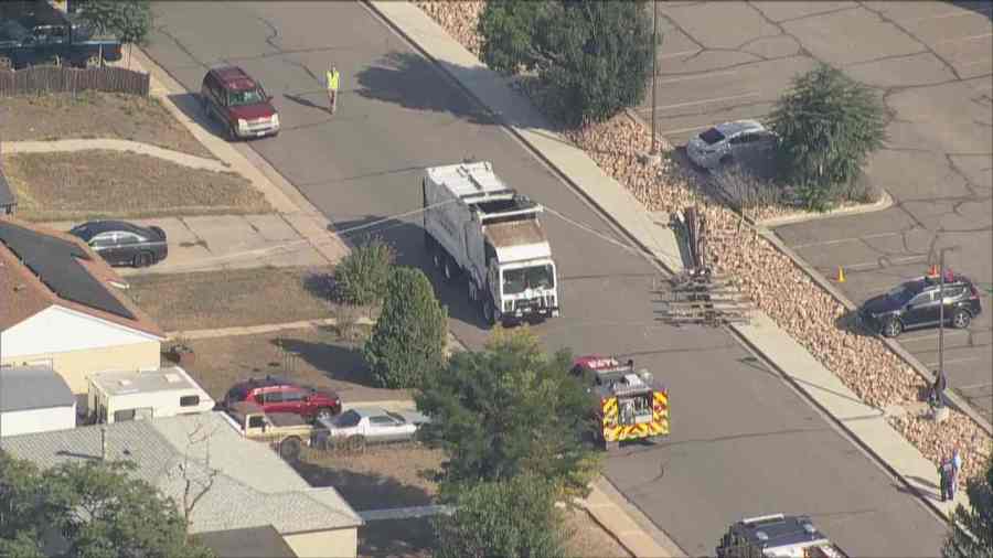 York International School cancels classes after garbage truck hits overhead power lines