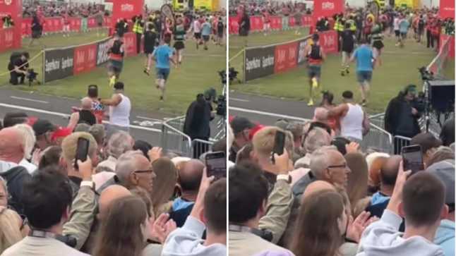 Tommy Fury slammed as new footage shows him shoving past Great North Run competitor at finish line