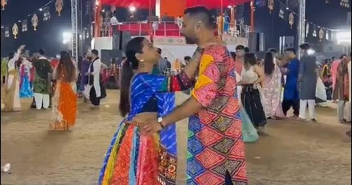 NRI couple apologises for 'garba' kiss video, leaves India