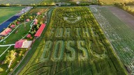 'For the Boss' | Greenfield farm honors late Colts owner Jim Irsay with massive corn maze