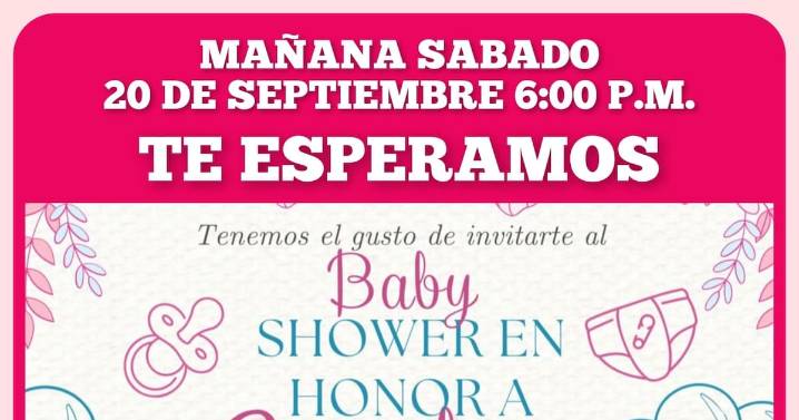 Invitan a baby shower masivo