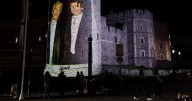 En medio de visita al Reino Unido: proyectan imágenes de Trump y Epstein en Castillo de Windsor