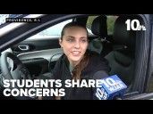 Students concerned after multiple hit-and-runs in college parking lot