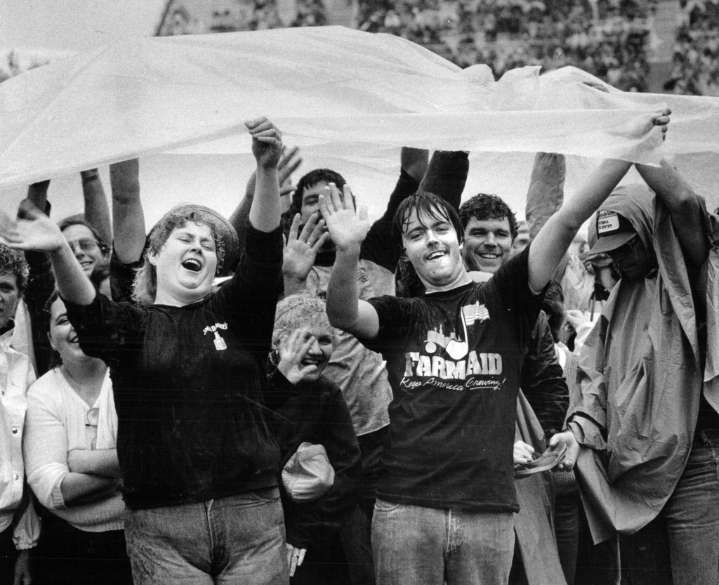 Farm Aid's first concert was held 40 years ago