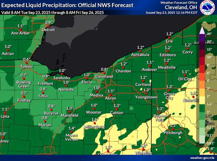 More rain on the way in NE Ohio: See when you’ll need an umbrella