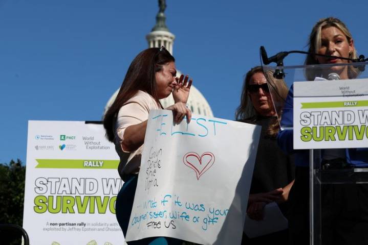 Epstein victims urge US Congress to pass bill requiring release of documents