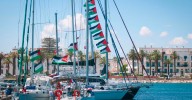 La Flotilla Sumud denuncia "al menos 13 explosiones" y cortes de comunicación en su travesía