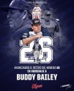 Tigres de Aragua retirará el número 26 en honor a Buddy Bailey