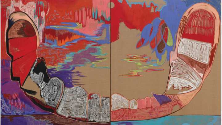 Rachel Jones: Gated Canyons – ‘riotously colourful’ works from an ‘exhilarating’ painter