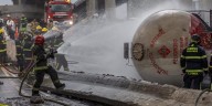 Explosión de pipa en La Concordia, en Iztapalapa; 6 muertos