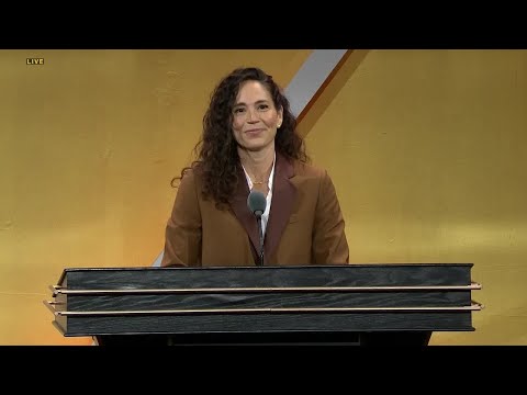 Sue Bird introduced into the Basketball Hall of Fame