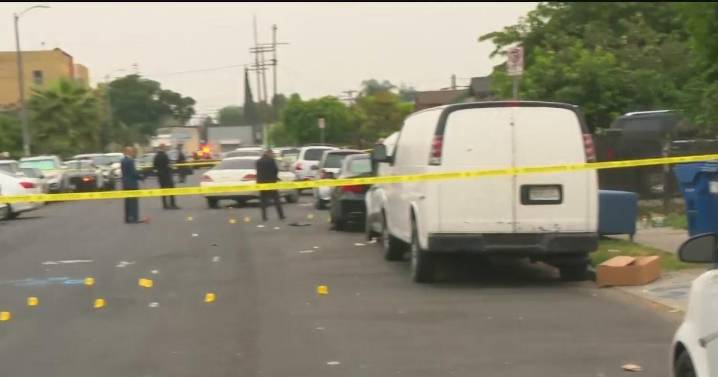 Police investigate South Los Angeles "shoot