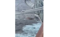 Pánico en crucero: mujer queda atrapada en tobogán suspendido sobre el océano