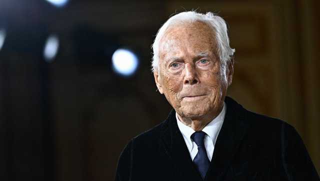 Italian fashion designer Giorgio Armani dies at 91