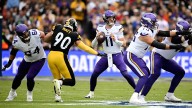 Vikings take early lead after Steelers' defensive TD is overturned on replay
