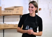 Cele|bitchy | Princess Kate wore an ‘MM’ apron for one of her photo-ops this week