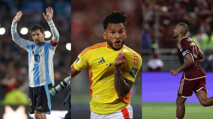 Así terminó la tabla de goleadores de las Eliminatorias Sudamericanas tras las cuatro anotaciones del colombiano Luis Suárez a Venezuela