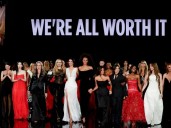 L'Oreal's show at Paris Fashion Week gathers celebrities