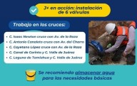 ATENTO AVISO: Mañana cortarán el agua a varias colonias