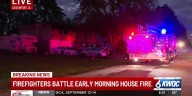 Crews battle early morning house fire