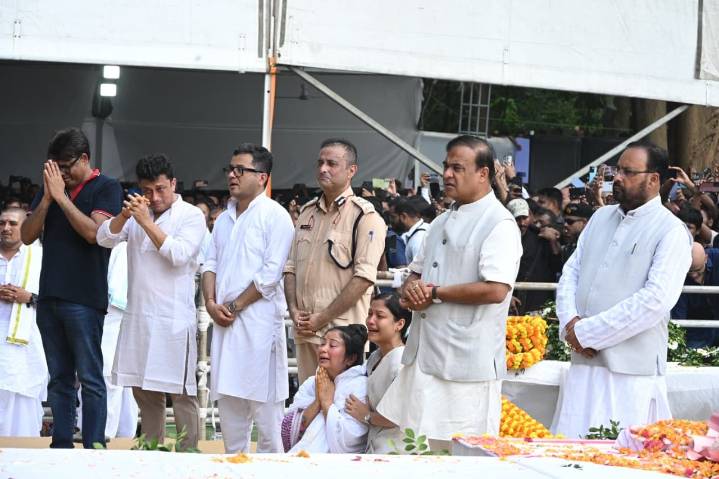 Assam bows in final farewell: Zubeen Garg cremated with full state honours