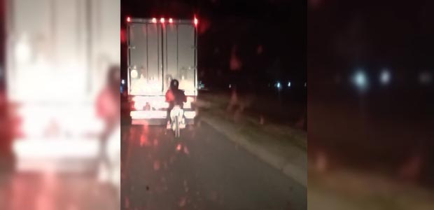 IMÁGENES ENVIADAS POR LA GENTE: imprudencia en la Ruta 33 entre General Villegas y Piedritas (VIDEO)