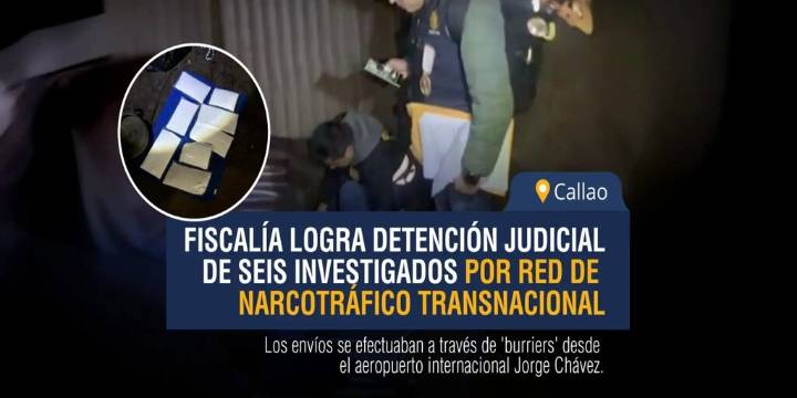 Aeropuerto Jorge Chávez: Red criminal de “burriers” cae en operativo del Ministerio Público en el Callao