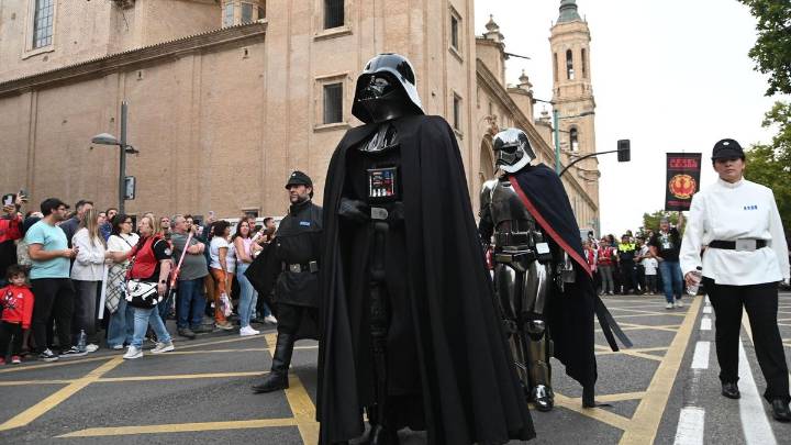 Desfile de Star Wars: La fuerza acompaña al público del ‘Training day’ en Zaragoza