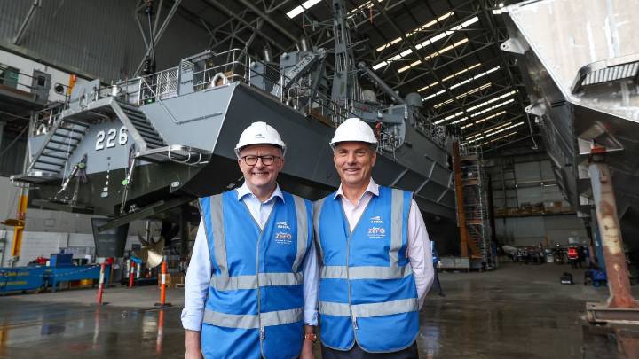 Defence spending 'around 2.8 per cent' of GDP, Richard Marles claims, as Labor seeks to appease US ahead of potential Albanese