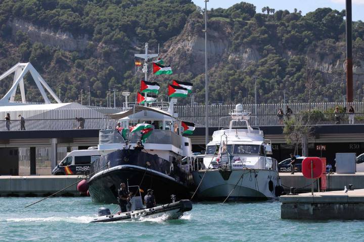 Zarpan de nuevo barcos de ayuda humanitaria desde Barcelona hacia Gaza