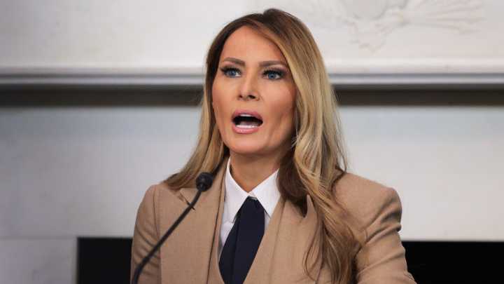 Melania Trump's Inappropriate Footwear Fail Will Haunt Her Forever