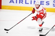 Soderblom, Lombardi stand out in Red Wings’ Red & White game