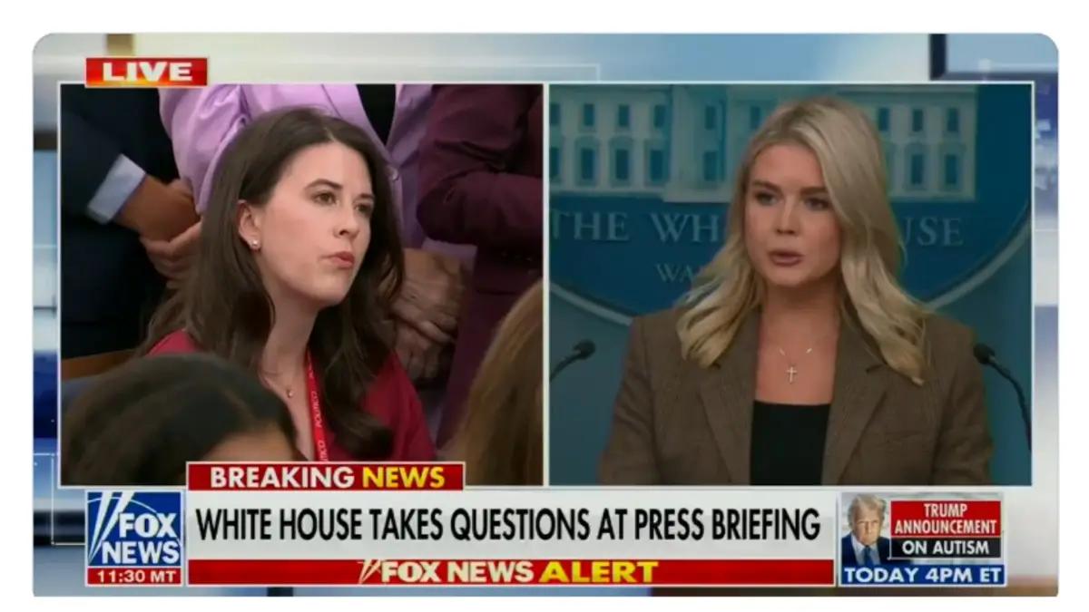‘Deny That Evidence, Kkkaroline!’: Social Media Erupts After Karoline Leavitt Crashes Out While Denying Trump Aide Took $50K Bribe That Was Caught on Tape