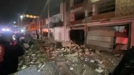 Imágenes que muestran las dimensión de los daños provocados por la explosión.