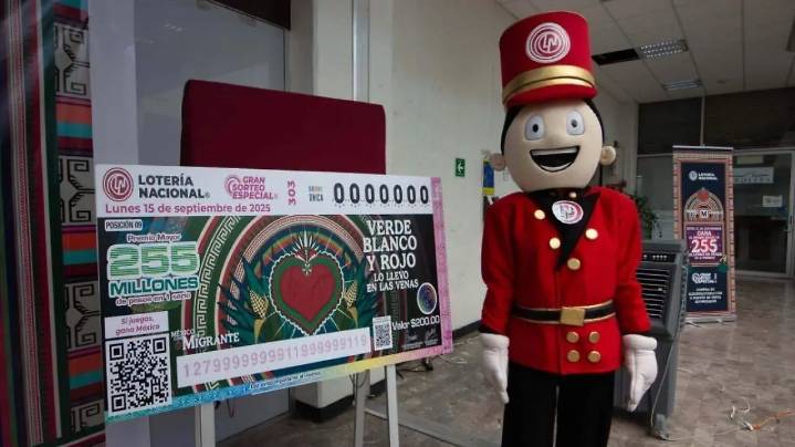 Suma recaudada por sorteo de la Lotería del 15 de septiembre, se destinará a Consulados