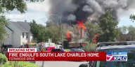Large house fire contained in South Lake Charles, officials say