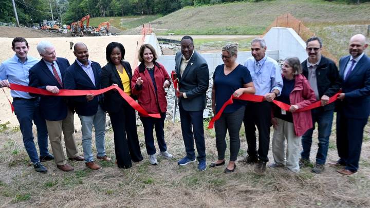Third storm water retention pond complete in Ellicott City