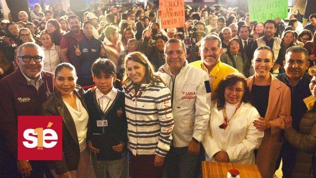 Toluca entrega rehabilitado el Jardín Zaragoza y refuerza la seguridad con nuevas luminarias