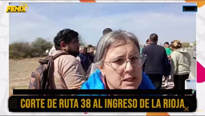 Vecinos del barrio Eduardo Menem cortan la Ruta 38 por falta de agua