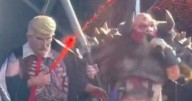 Haters saying Donald Trump effigy murder isn't free speech told 'go to Russia'